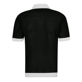 Waffle Stitch Polo Shirt
