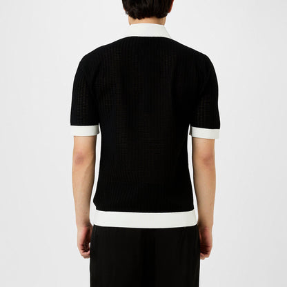 Waffle Stitch Polo Shirt