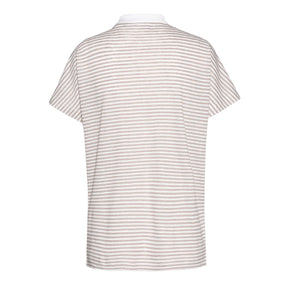 Enelina Striped Polo Top