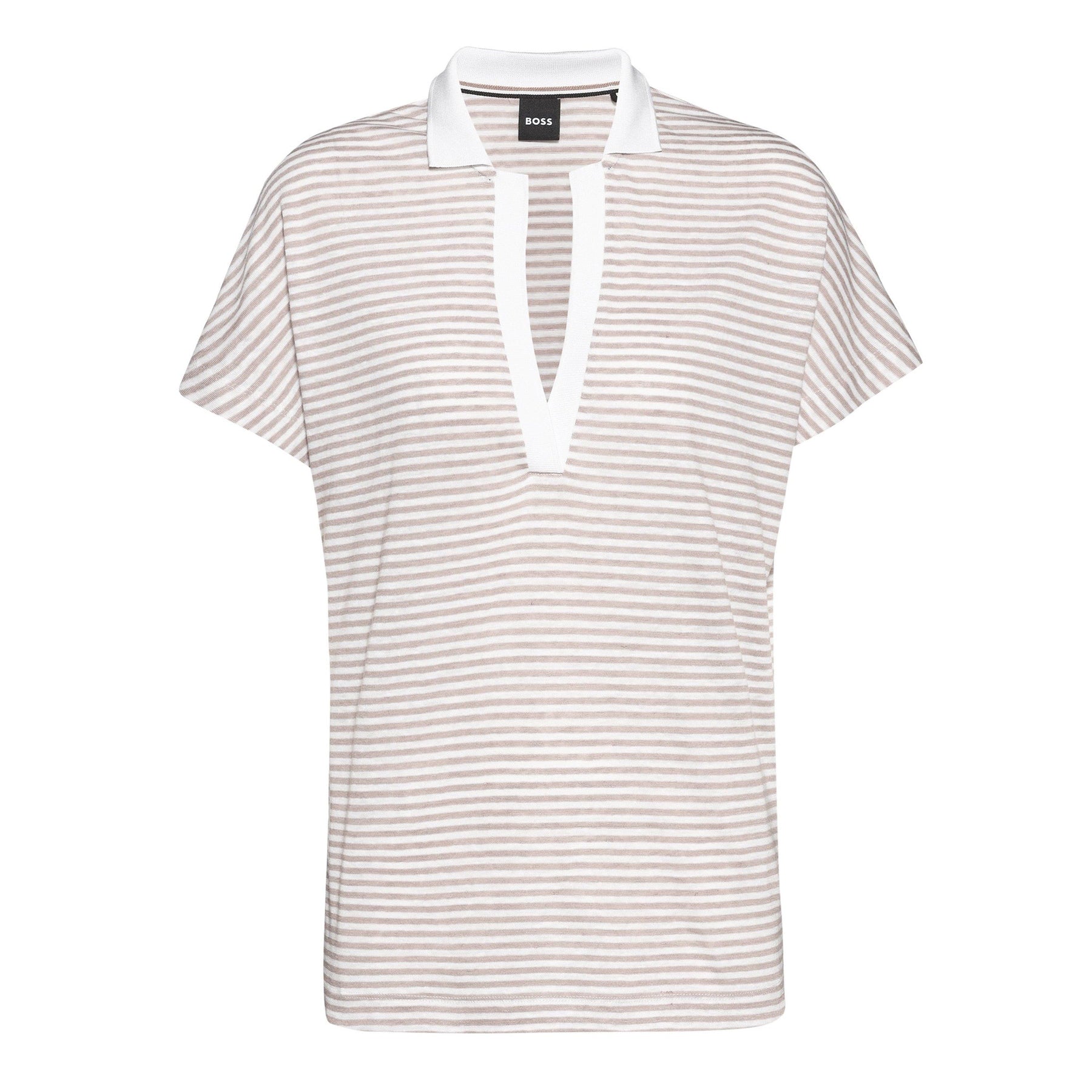 Women's Enelina Striped Polo Top