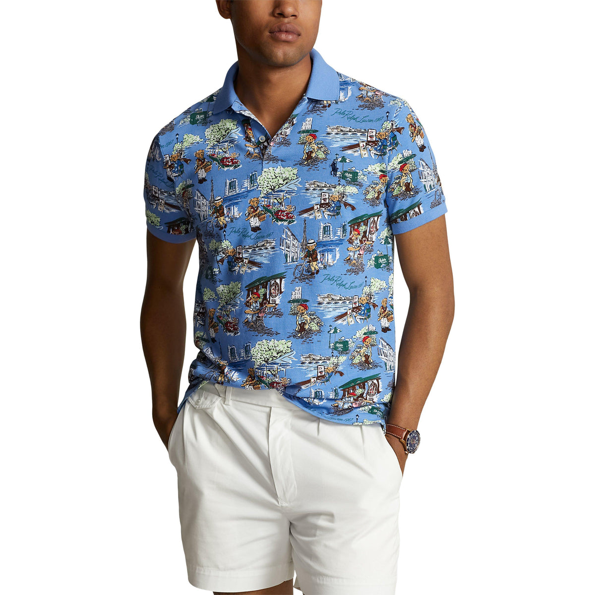 Paris Bear Polo Shirt