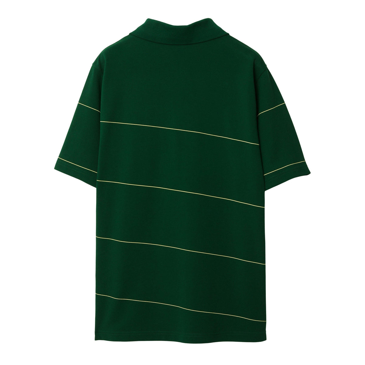 Stripe Zip Polo Shirt
