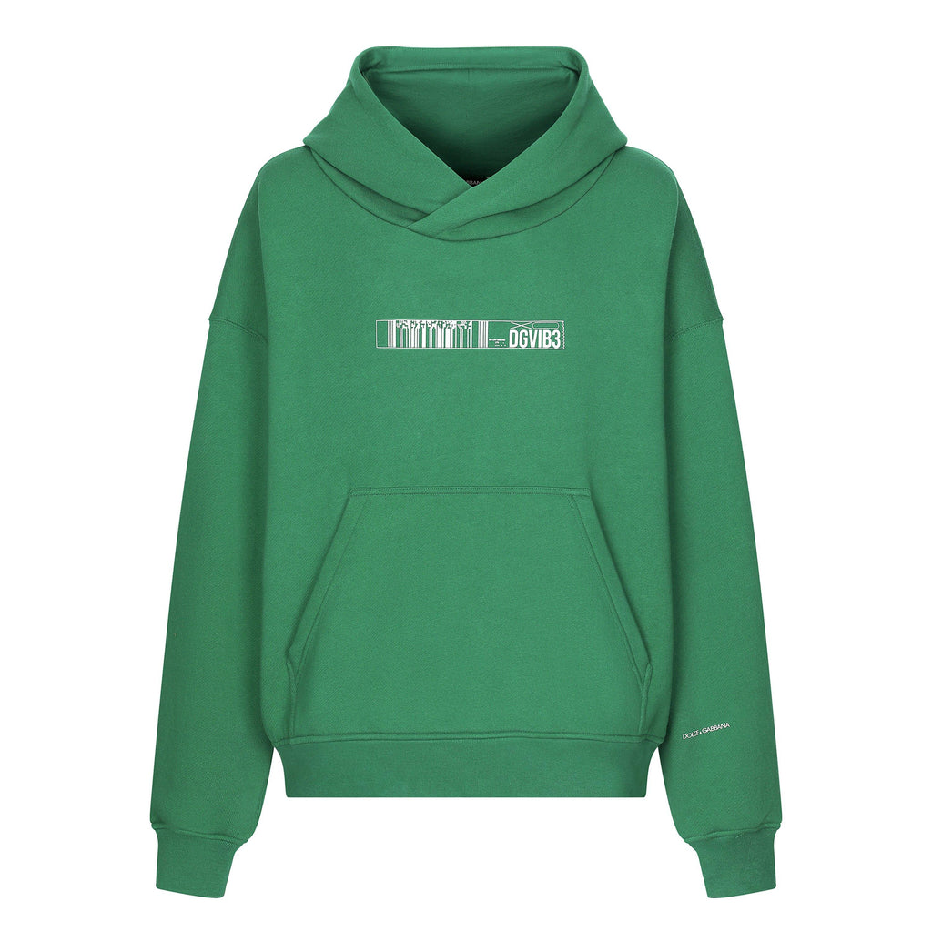Dg Vib3 Print Jersey Hoodie