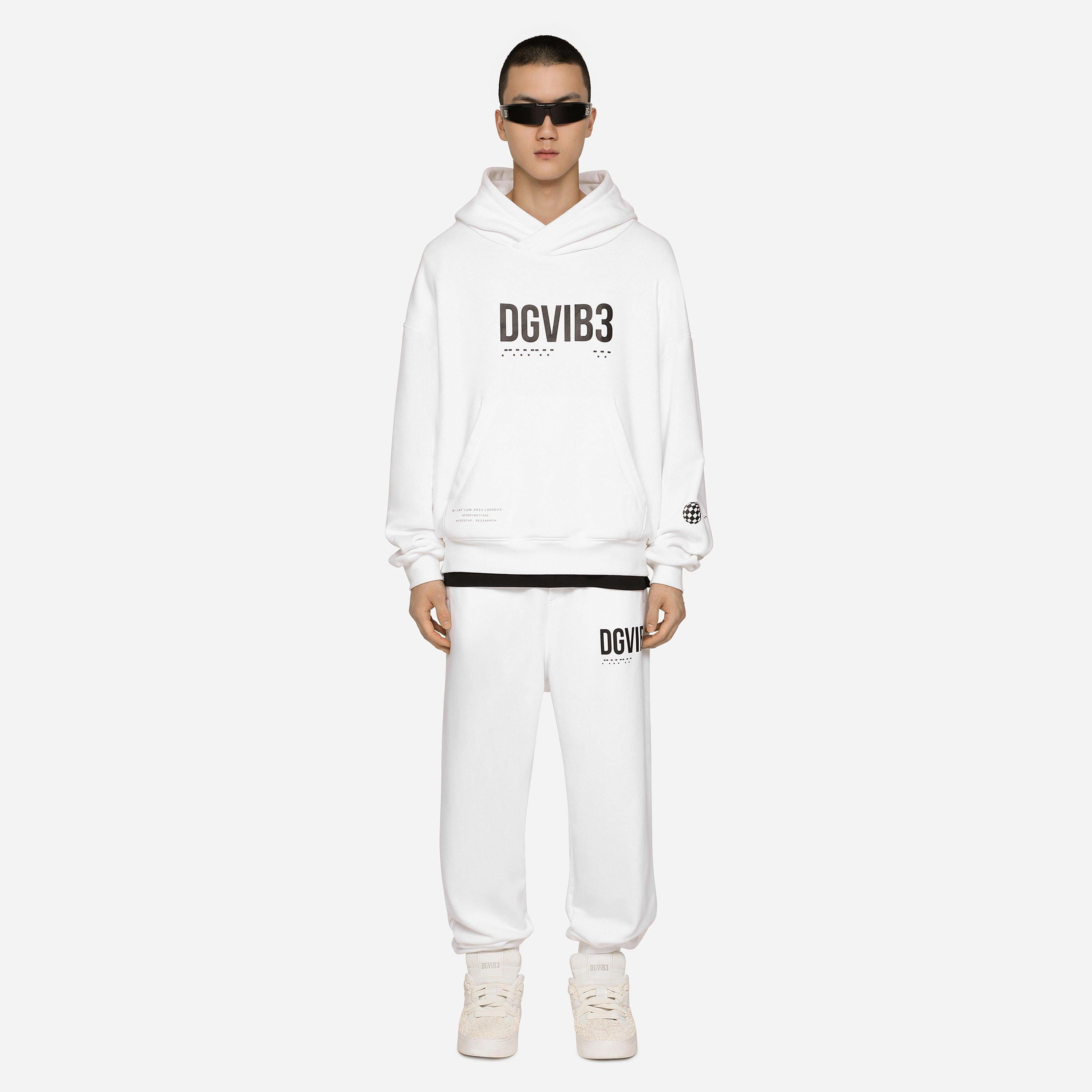 Dg Vib3 Print Jersey Hoodie