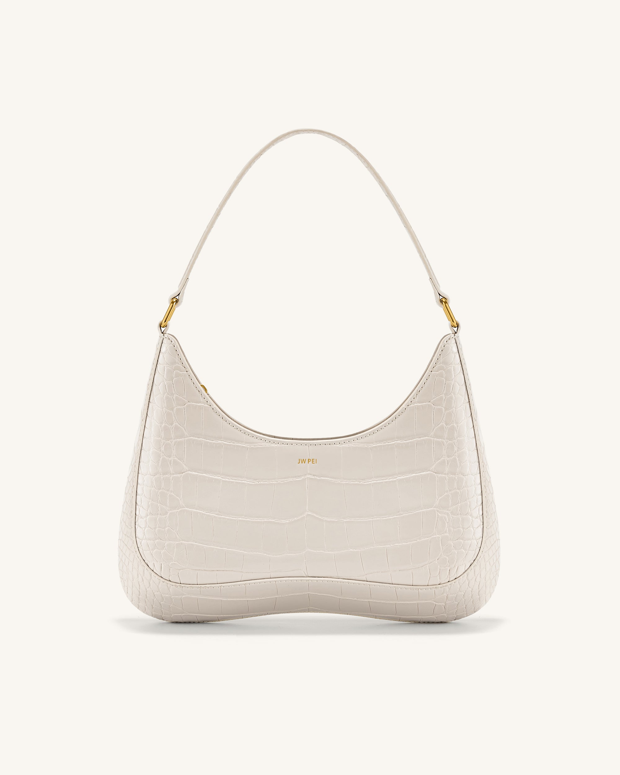 Ruby Shoulder Bag - Black Croc