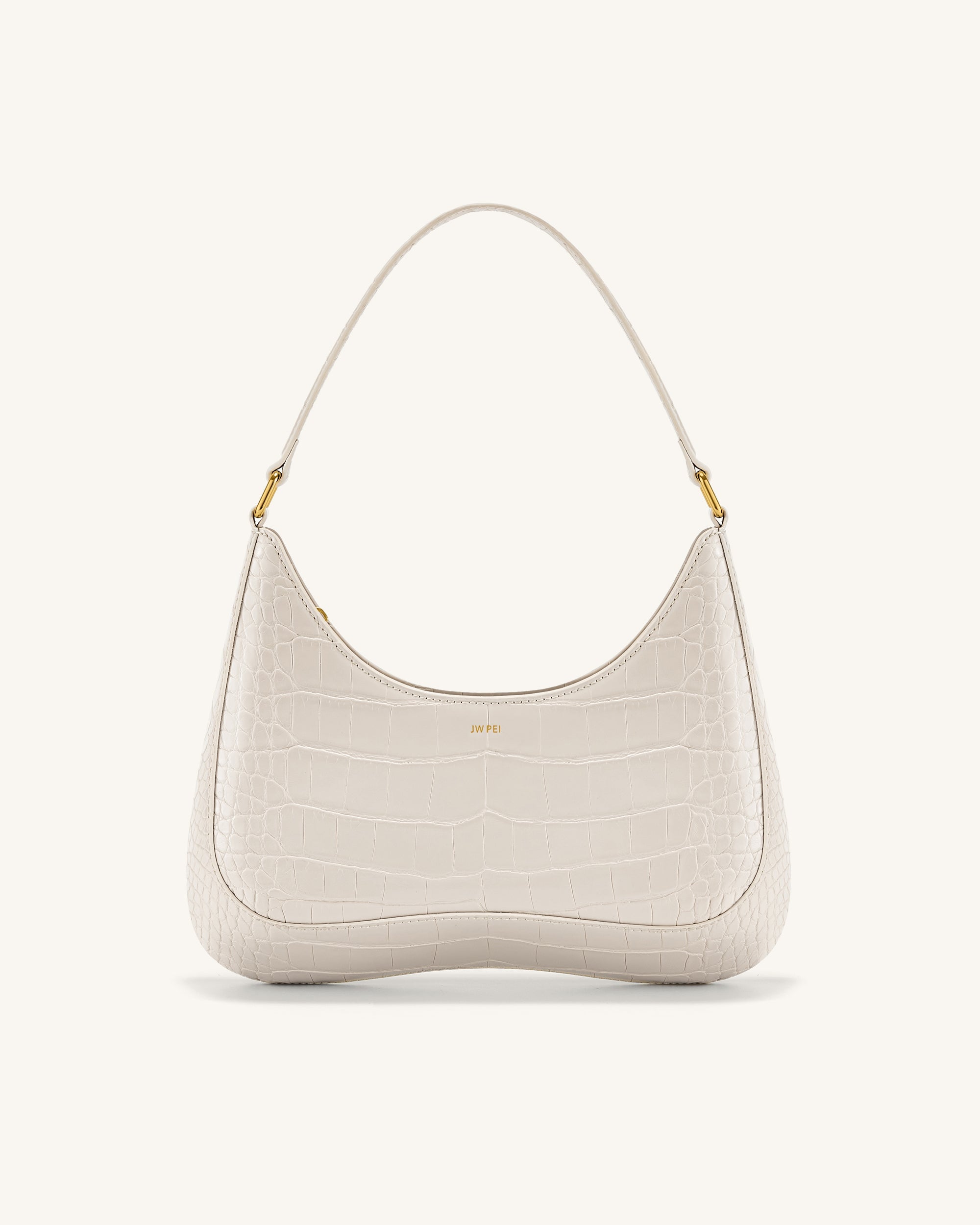 Ruby Shoulder Bag - Black Croc