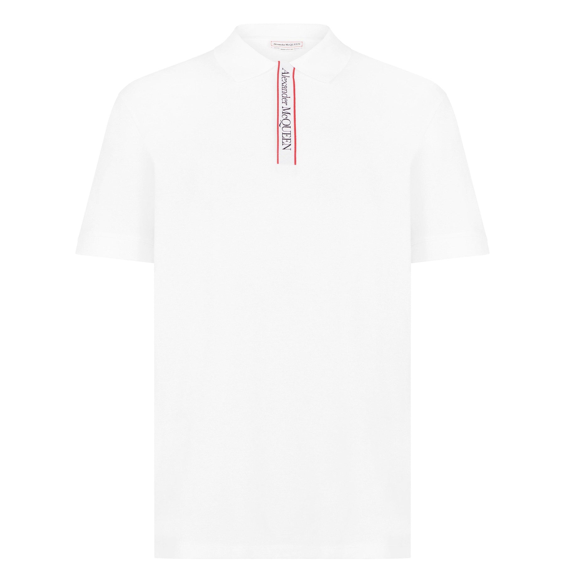 Men's Plain Cotton Tape Button Polo Shirt