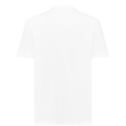 Plain Cotton Tape Button Polo Shirt