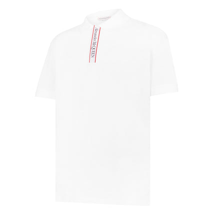 Plain Cotton Tape Button Polo Shirt
