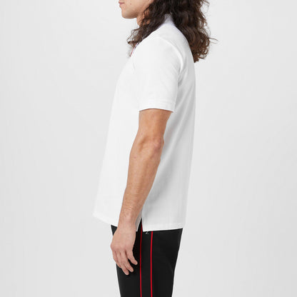 Plain Cotton Tape Button Polo Shirt