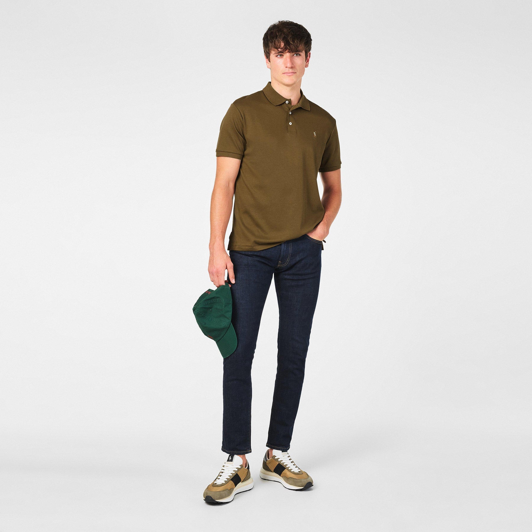 Men's Slim Fit Short Sleeve Polo Shirt