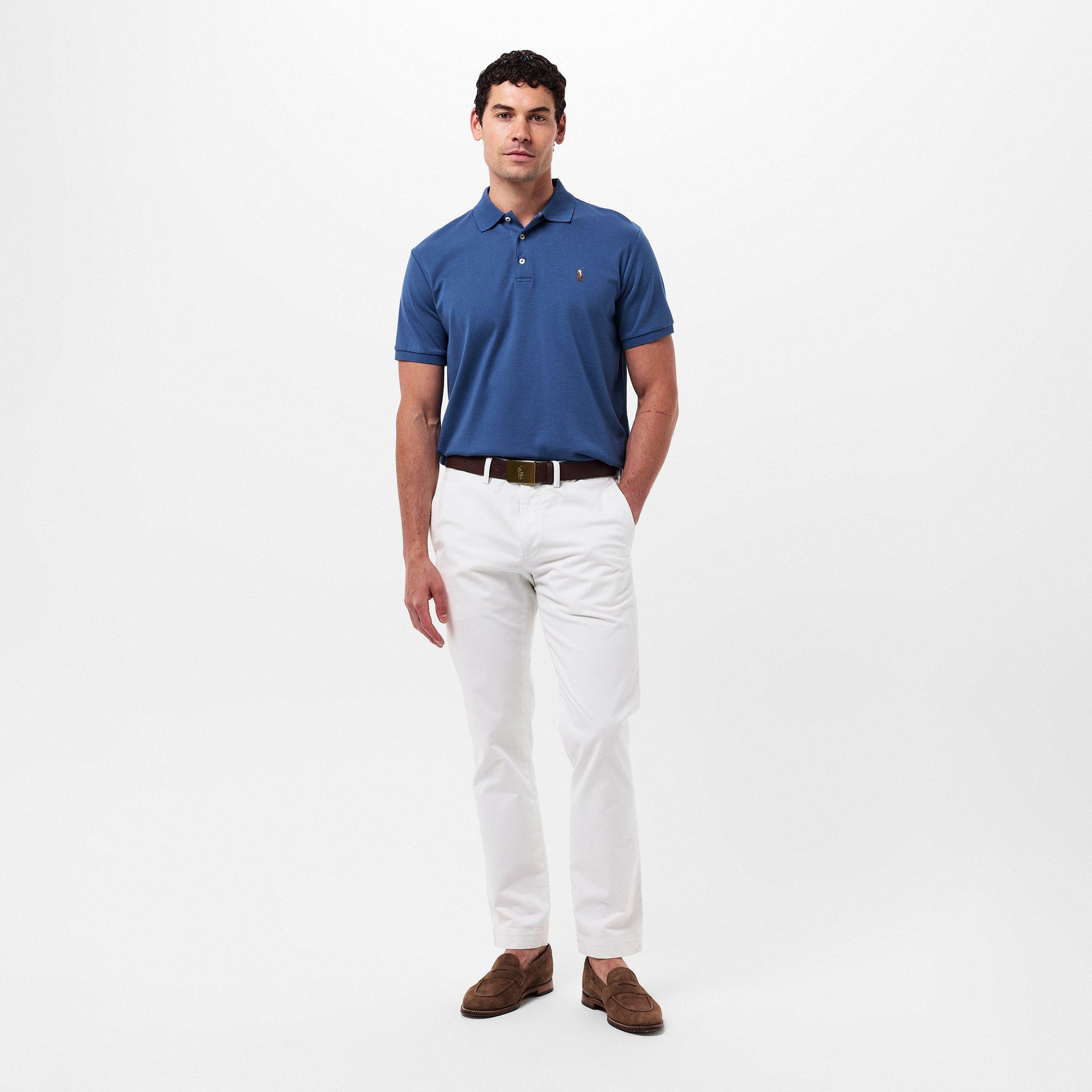 Men's Slim Fit Short Sleeve Polo Shirt