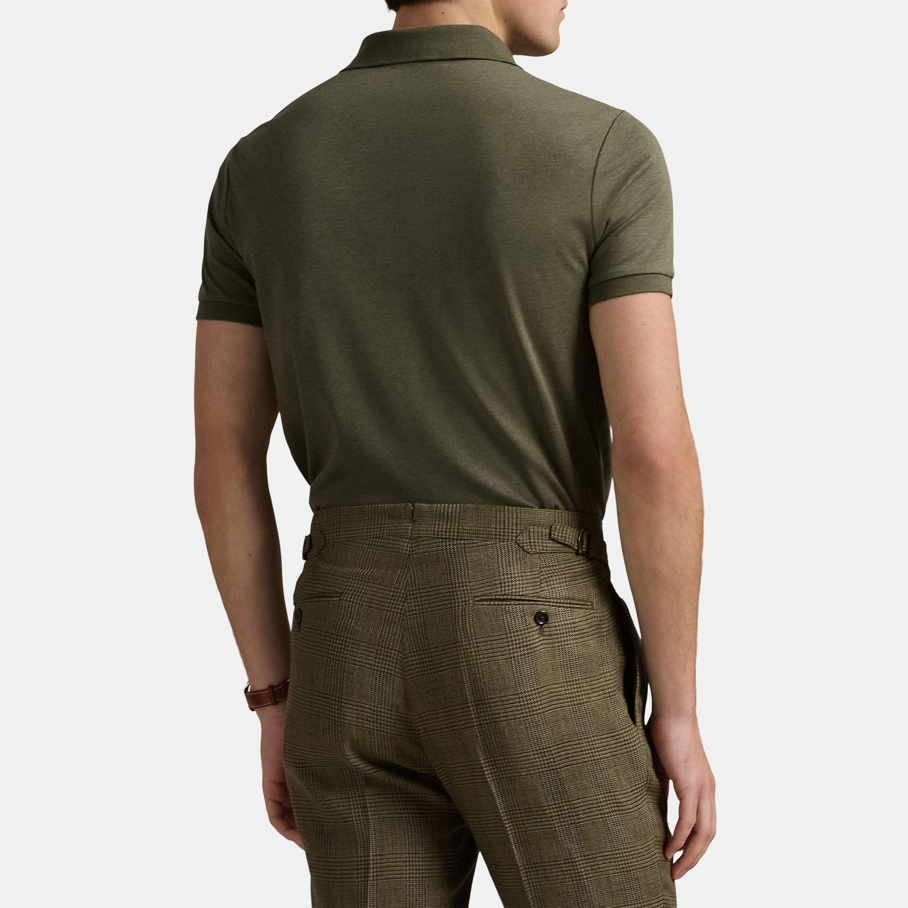 Men's Slim Fit Short Sleeve Polo Shirt