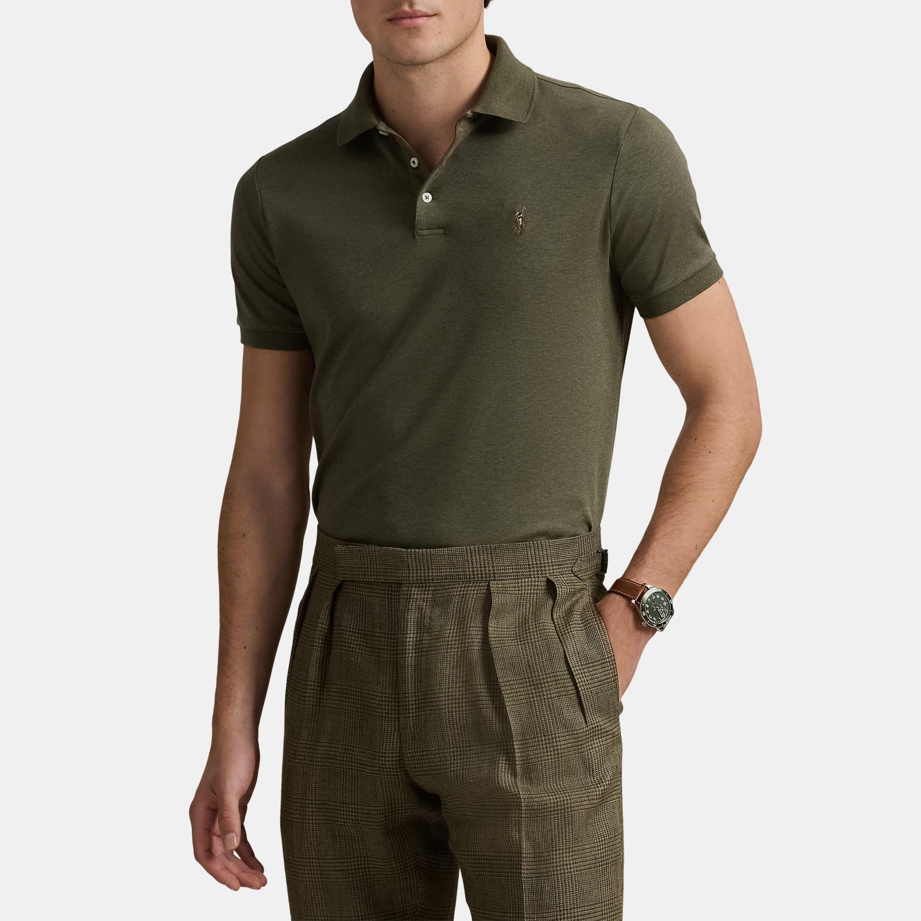 Men's Slim Fit Short Sleeve Polo Shirt