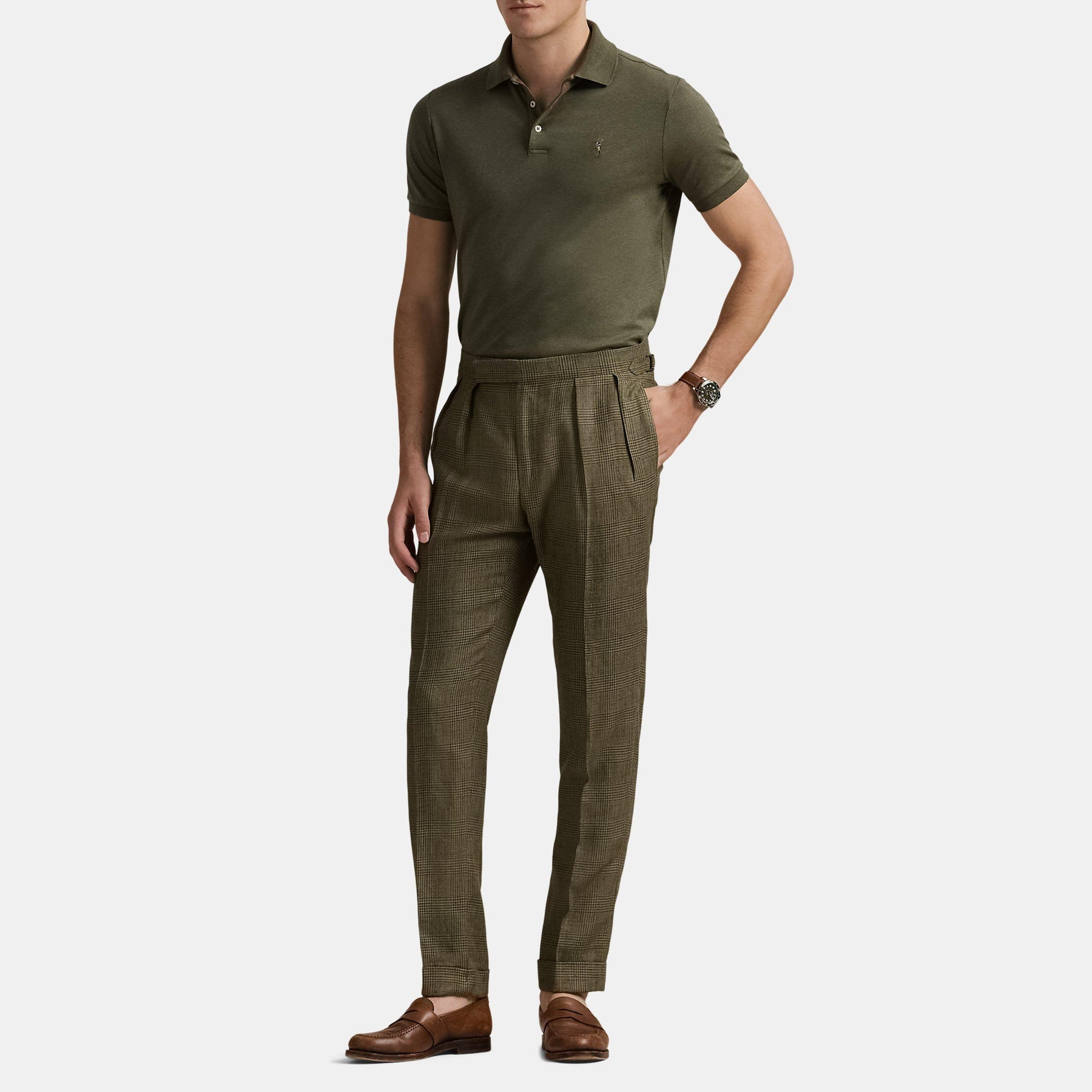 Men's Slim Fit Short Sleeve Polo Shirt