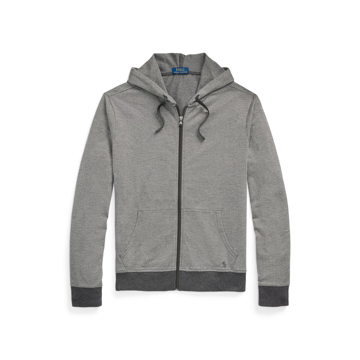 Herringbone Zip Hoodie