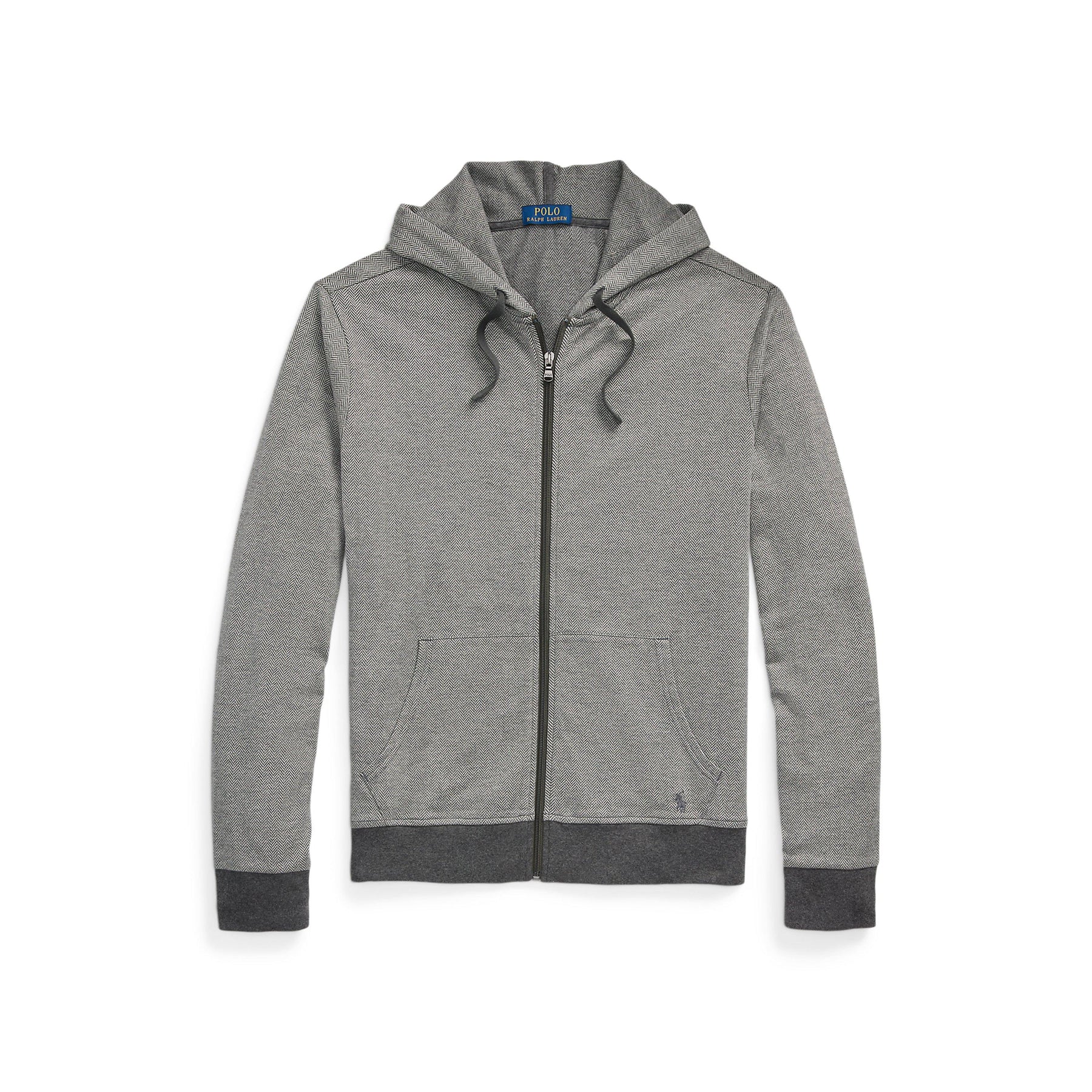 Herringbone Zip Hoodie