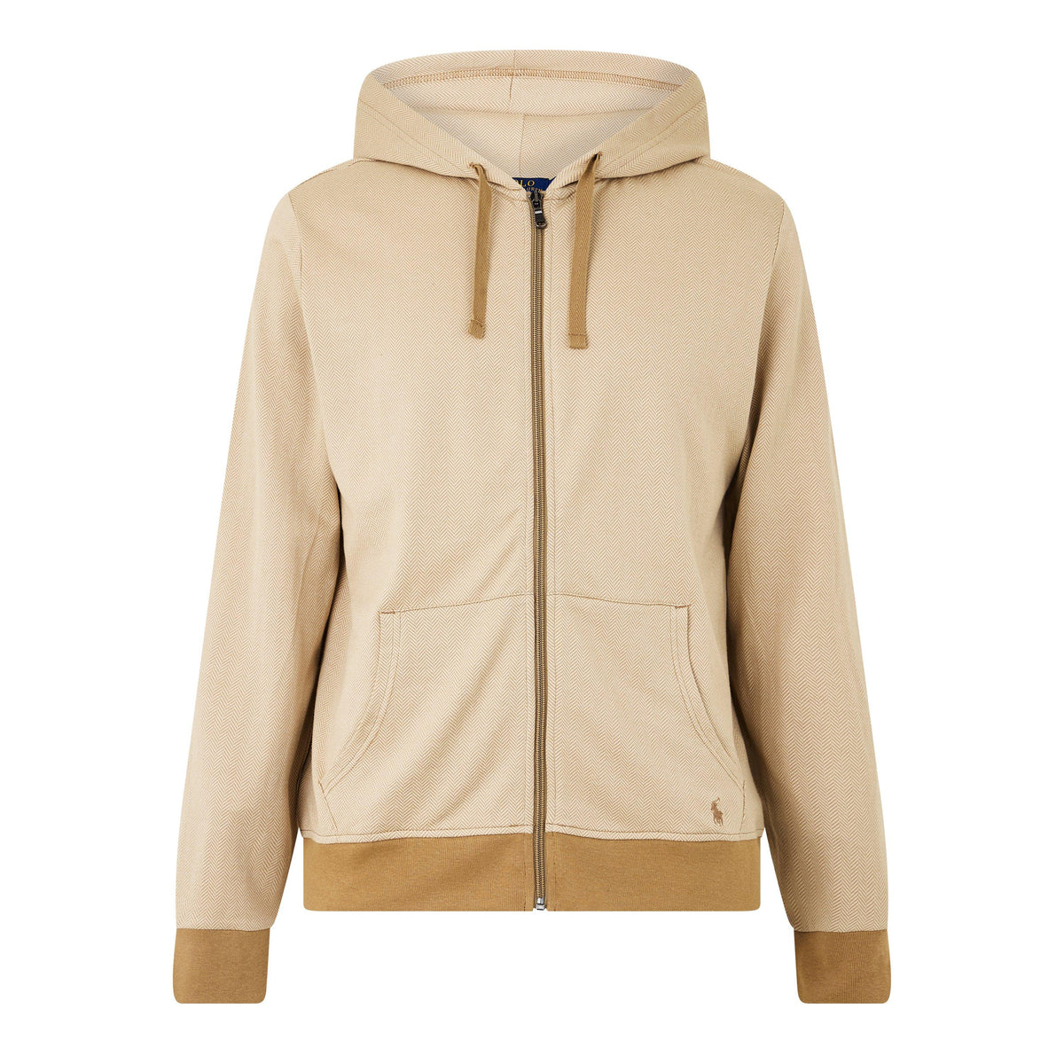Herringbone Zip Hoodie