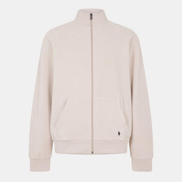 Lounge Full-Zip Mock Neck Top