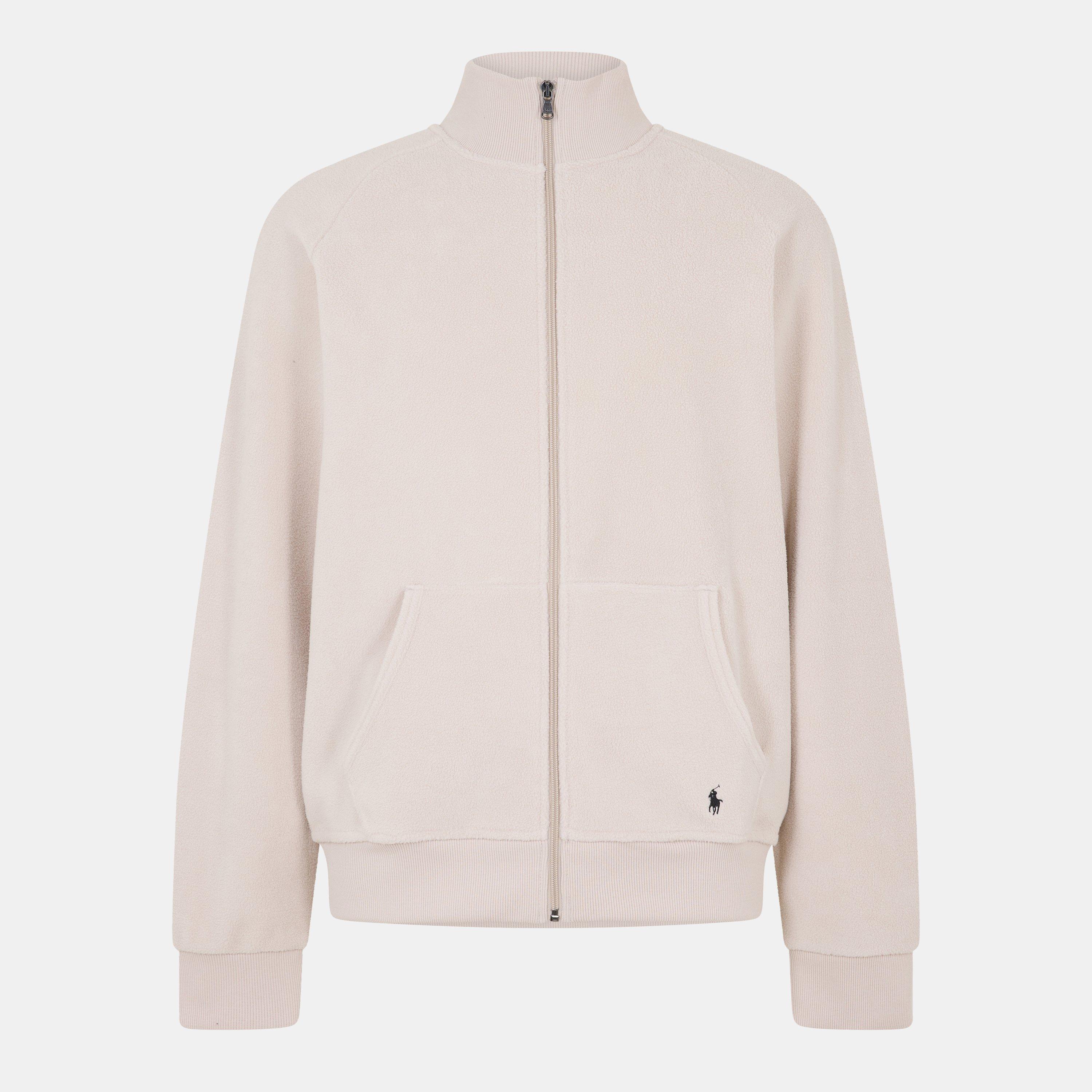 Lounge Full-Zip Mock Neck Top