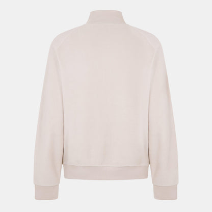 Lounge Full-Zip Mock Neck Top