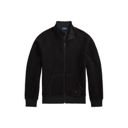 Lounge Full-Zip Mock Neck Top