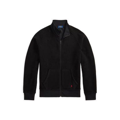 Lounge Full-Zip Mock Neck Top