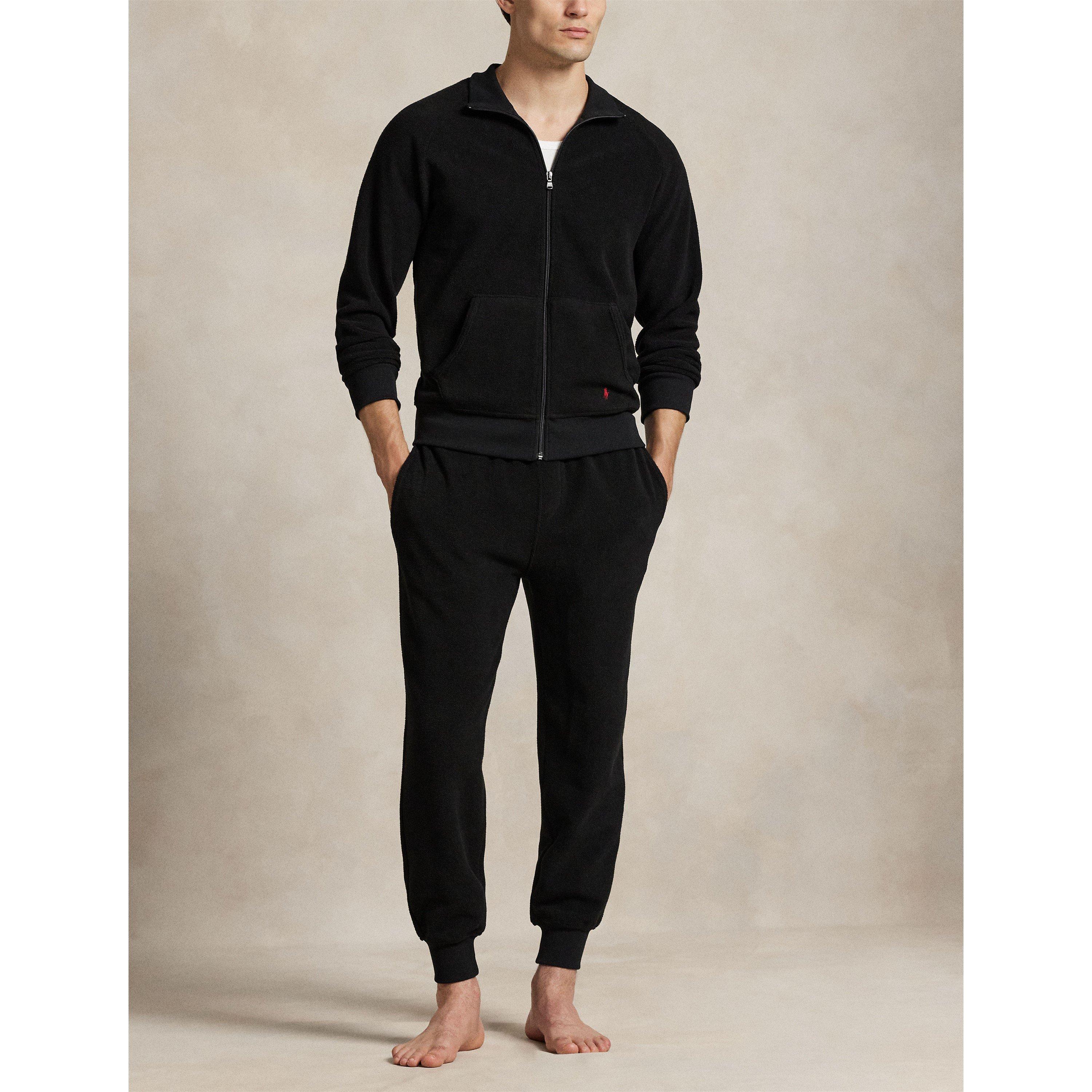 Lounge Full-Zip Mock Neck Top
