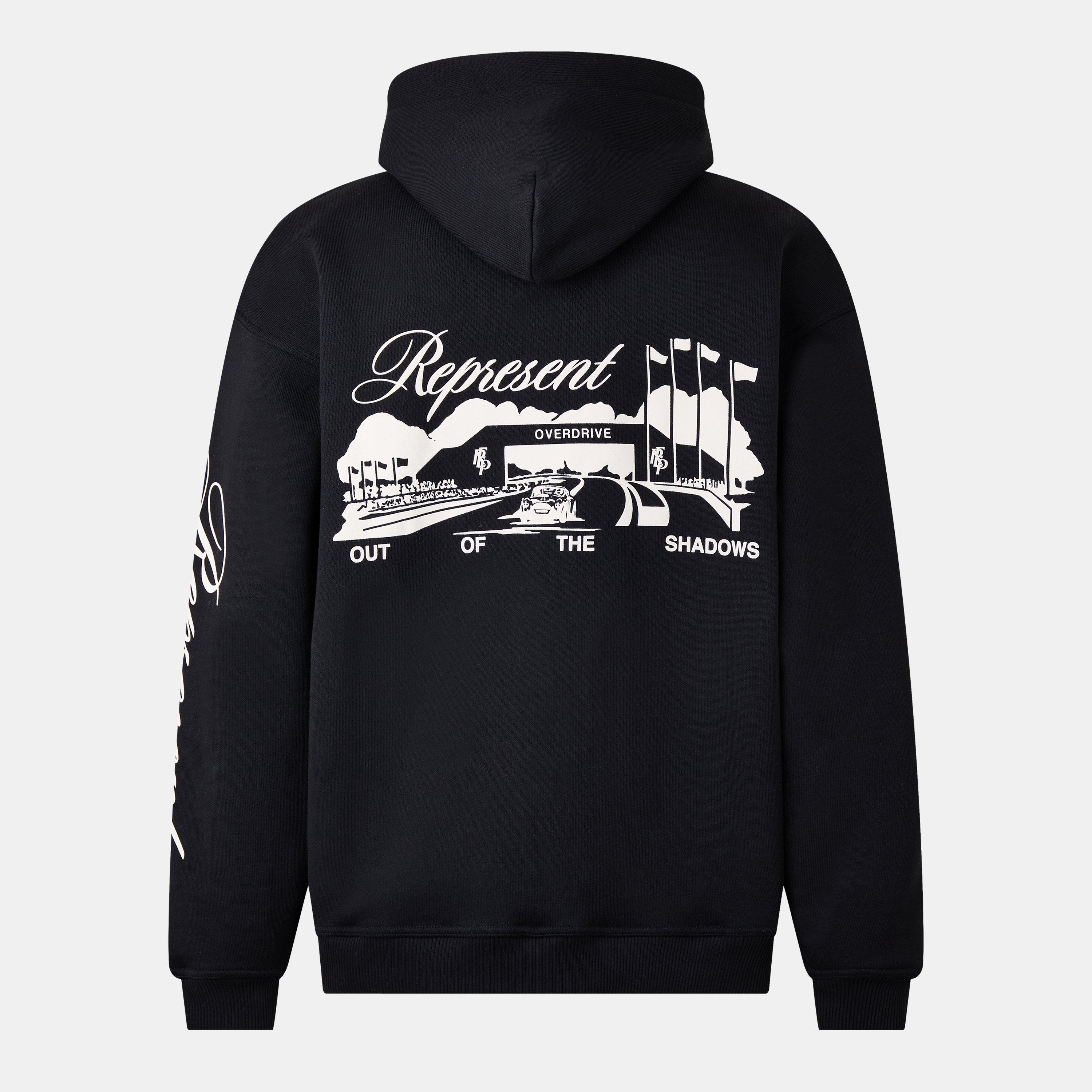 Men's Raceway Graphic Prints Hoodie