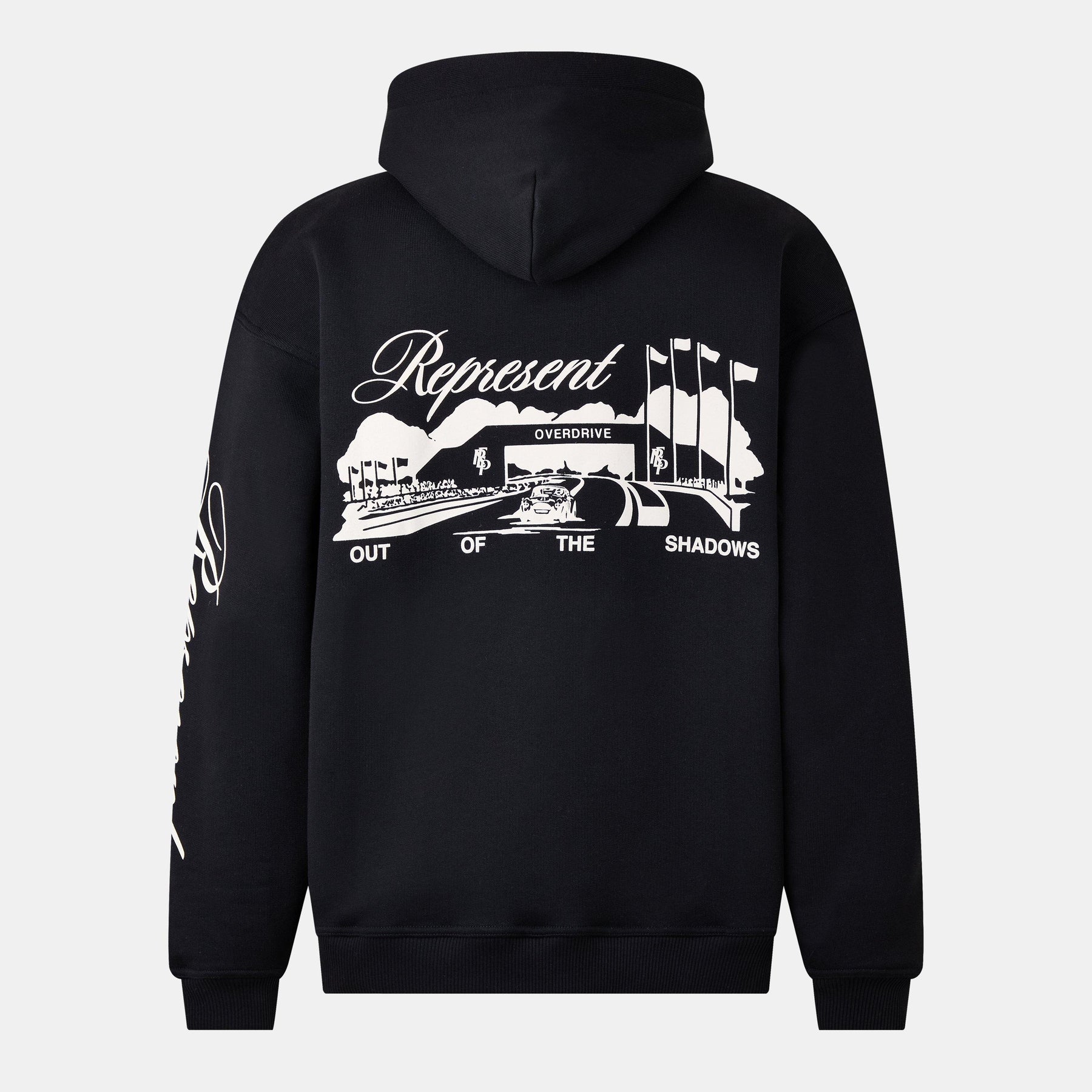 Men's Raceway Graphic Prints Hoodie
