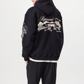 Men's Raceway Graphic Prints Hoodie