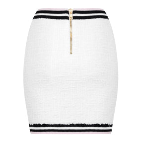Buttoned Mini Skirt