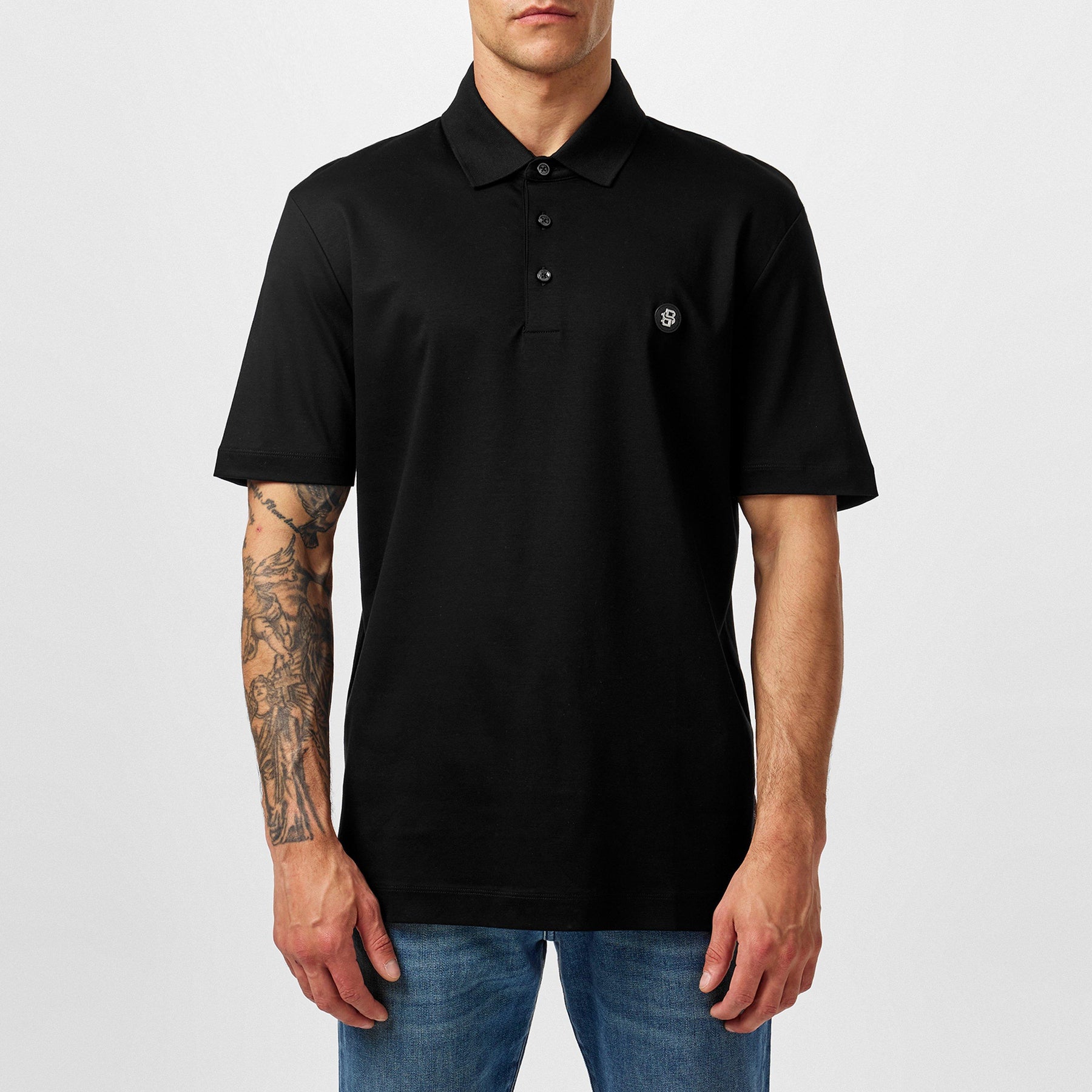 Men's C Parris Polo Signature Monogram Shirt