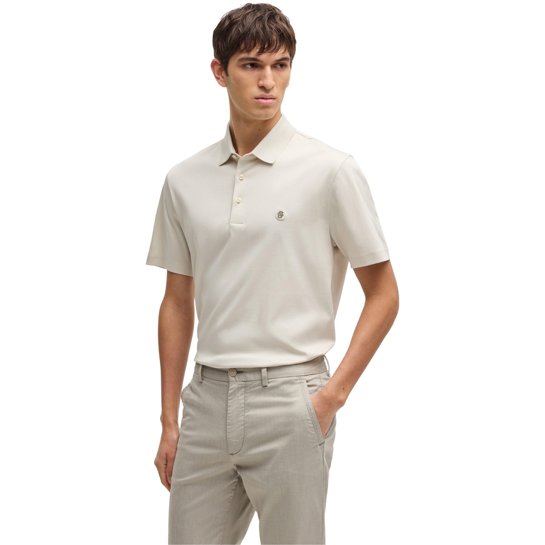 Men's C Parris Polo Signature Monogram Shirt