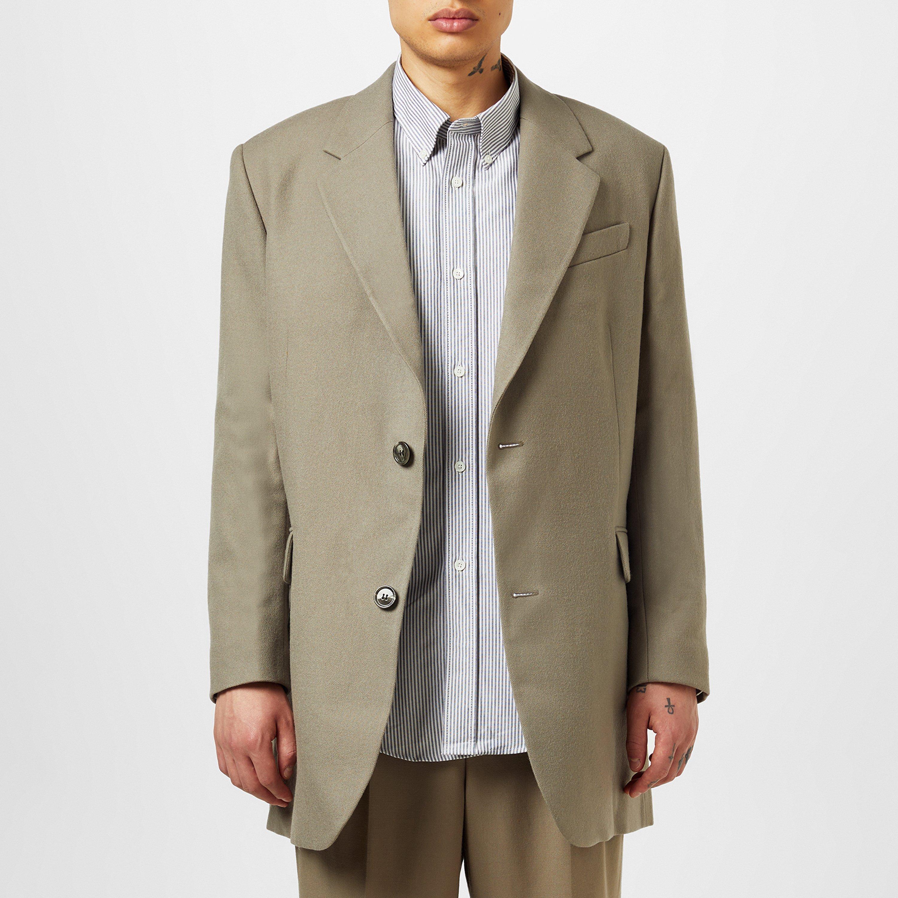 Oversize Two Buttons Jacket