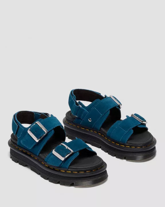 ZEBZAG SUEDE SANDALS