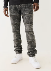 ROCCO STACKED ZIPPER SKINNY JEAN