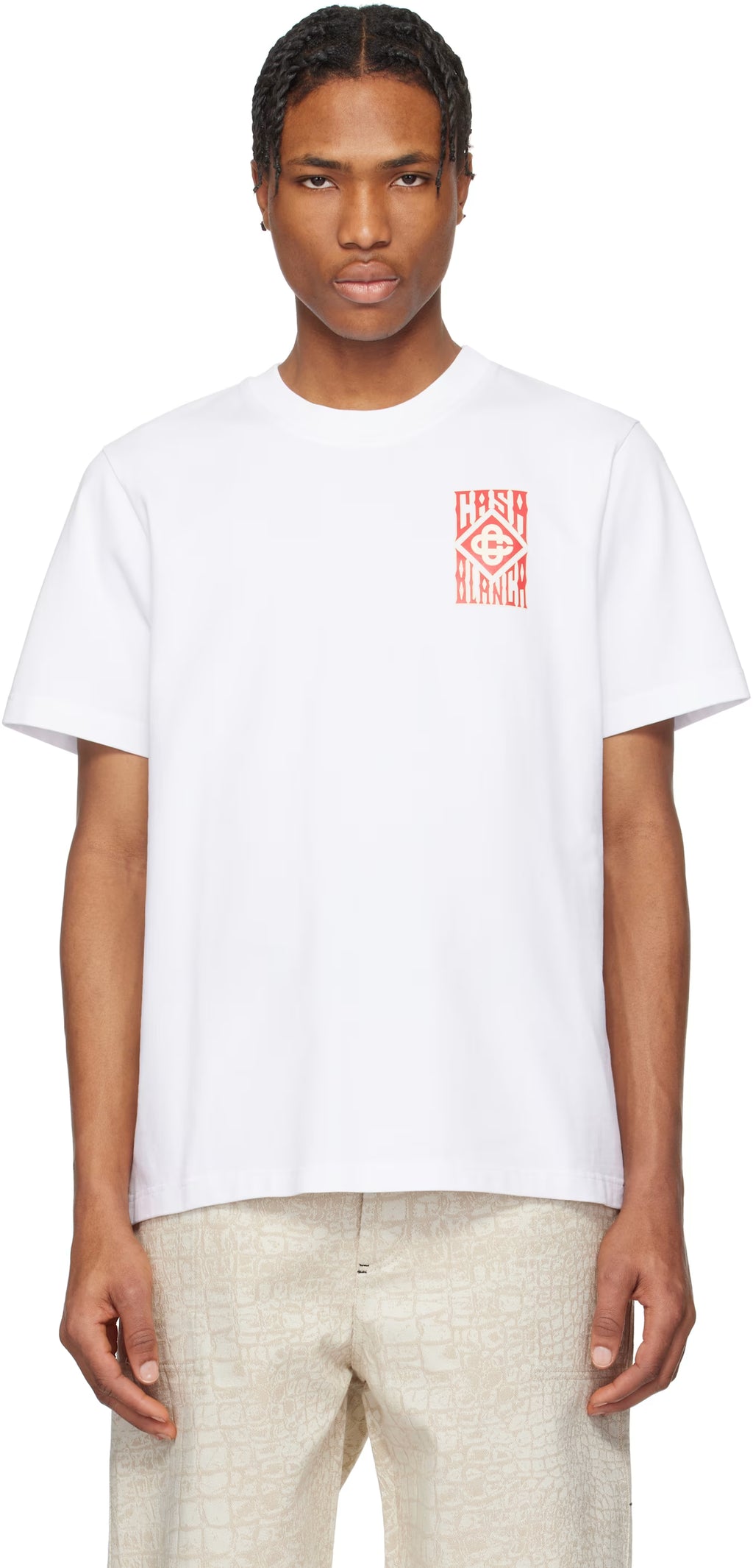 White Gothic Logo T-shirt