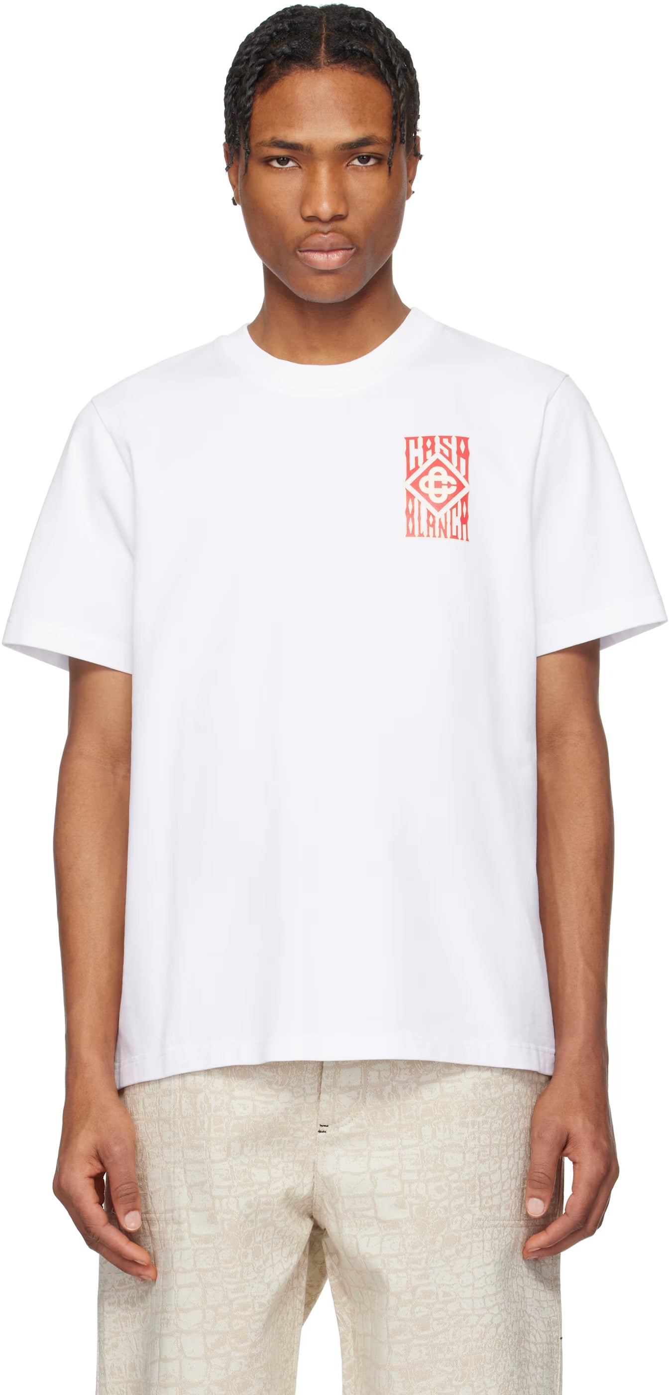 White Gothic Logo T-shirt