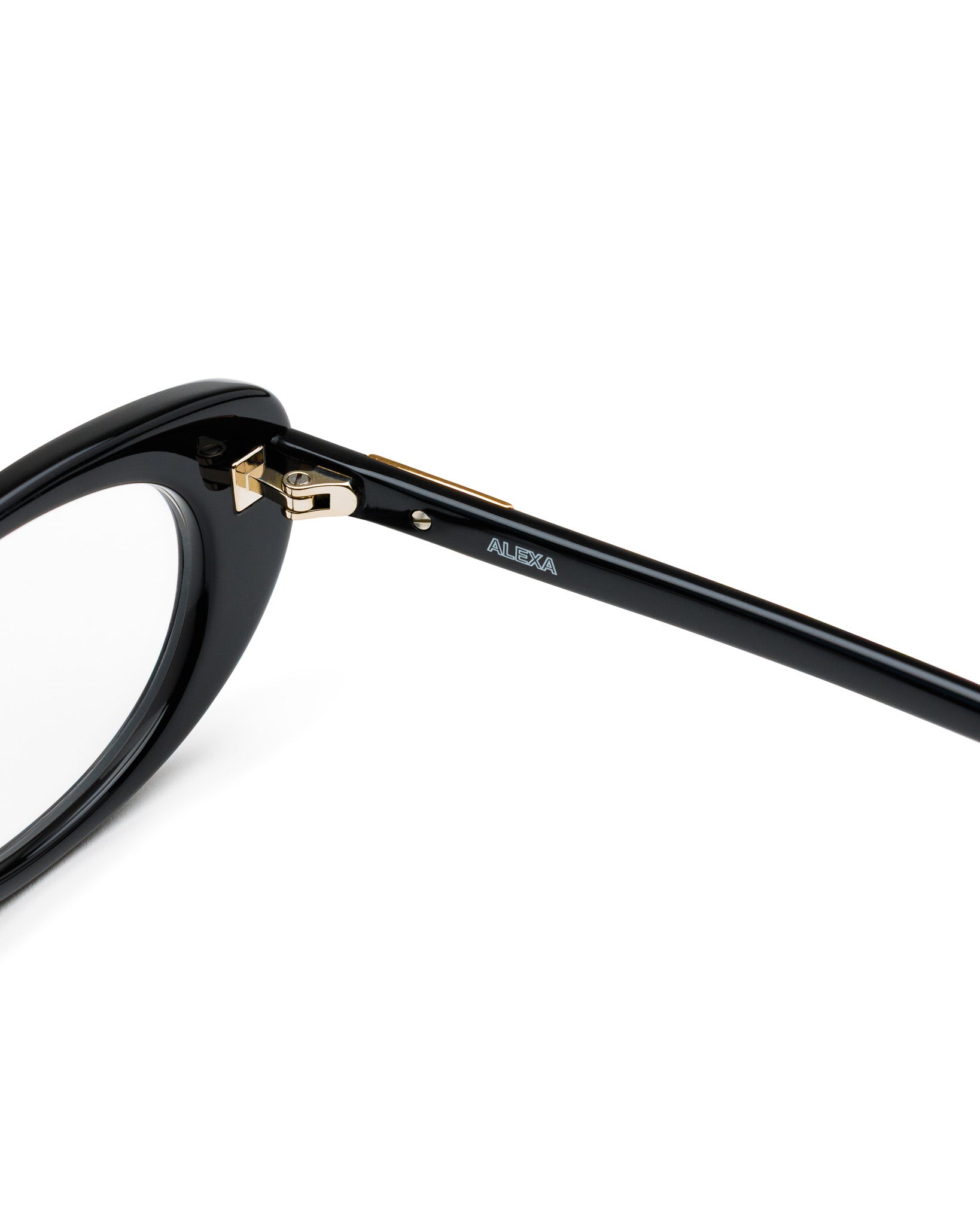 Alexa Black/Clear Sunglasses