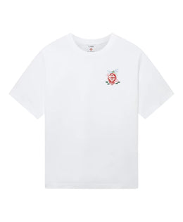 Casablanca Dragonfly Floral Oversized Short Sleeve T‑Shirt