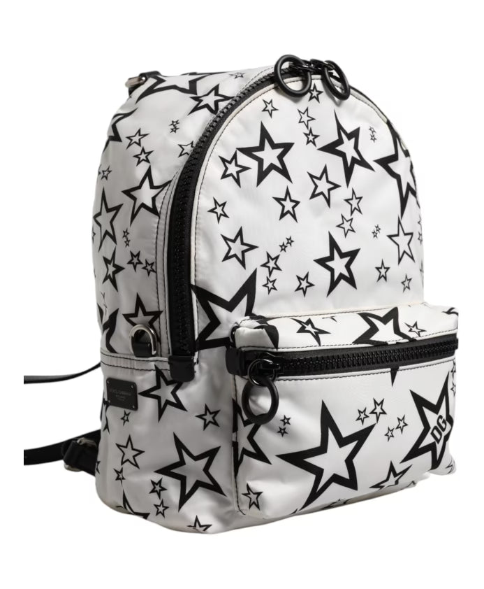 Stars Print Nylon Travel Backpack Bag