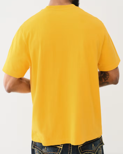 CROSS STITCH ARCHED LOGO TEE