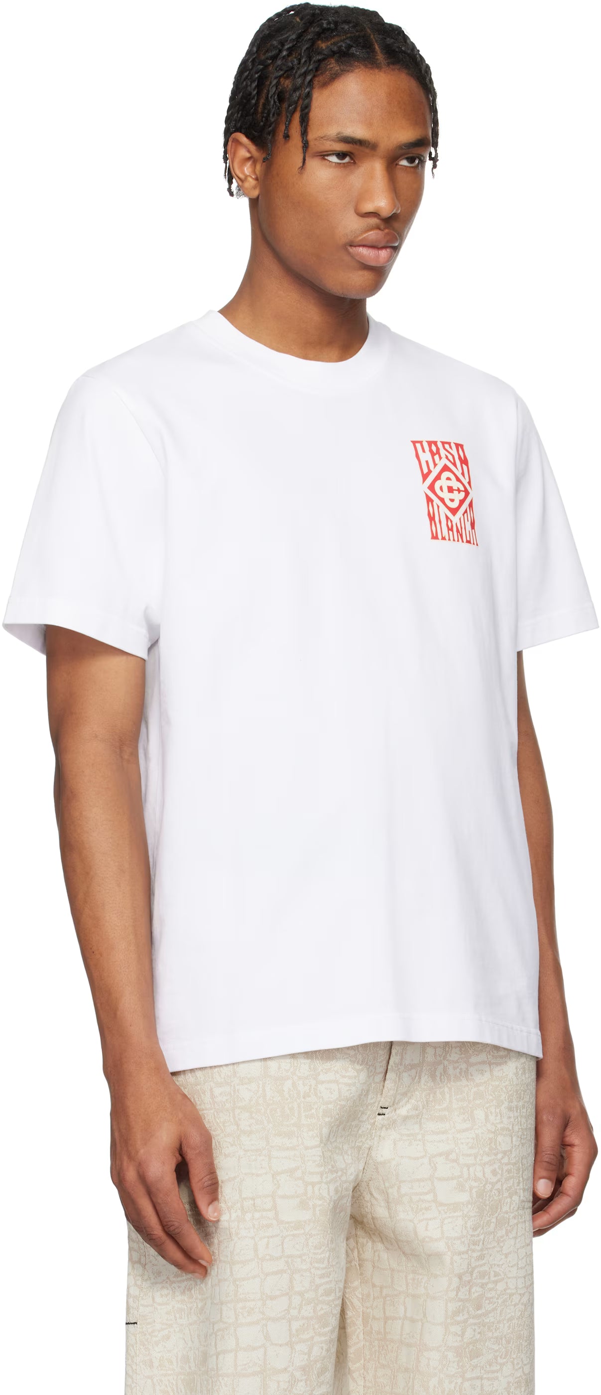 White Gothic Logo T-shirt