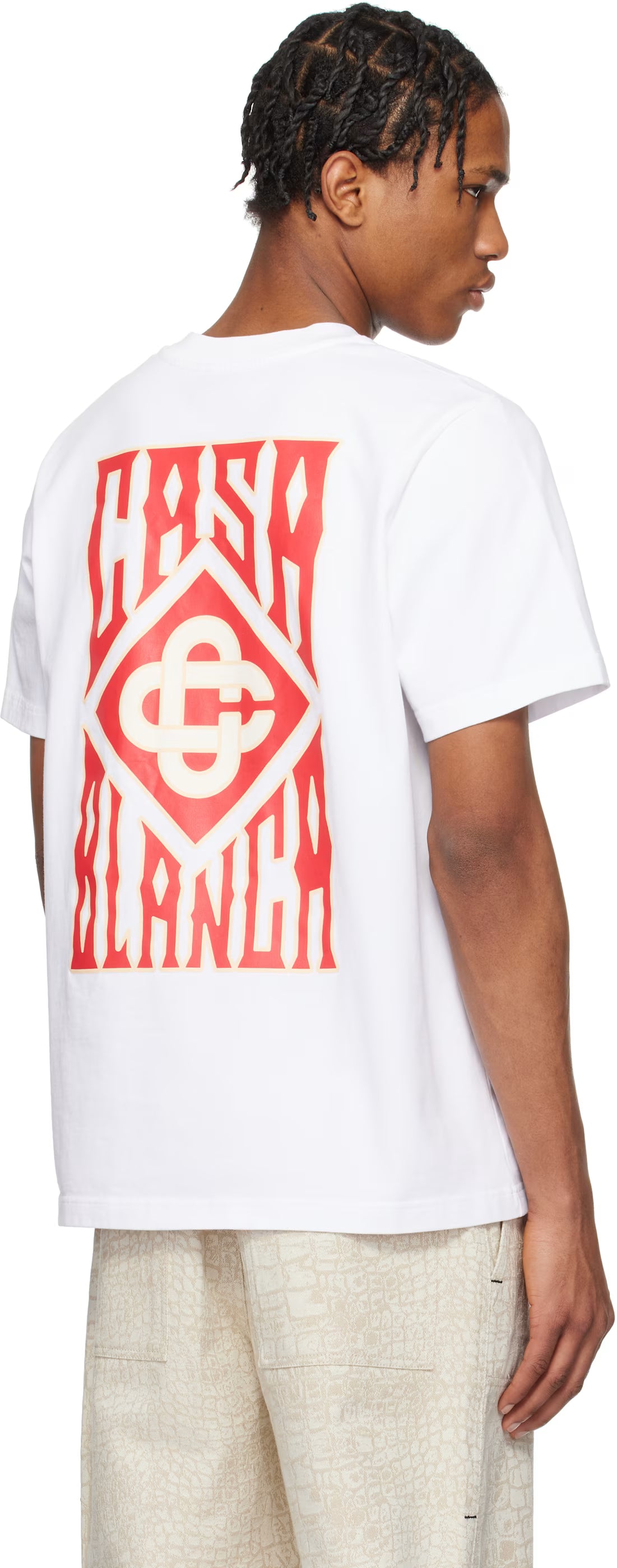White Gothic Logo T-shirt