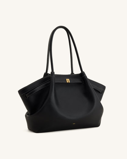 Hana Large Tote Bag - Black