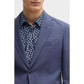 Men's P-Roan-Kent-C1-233 Patterned Long-Sleeve Shirt