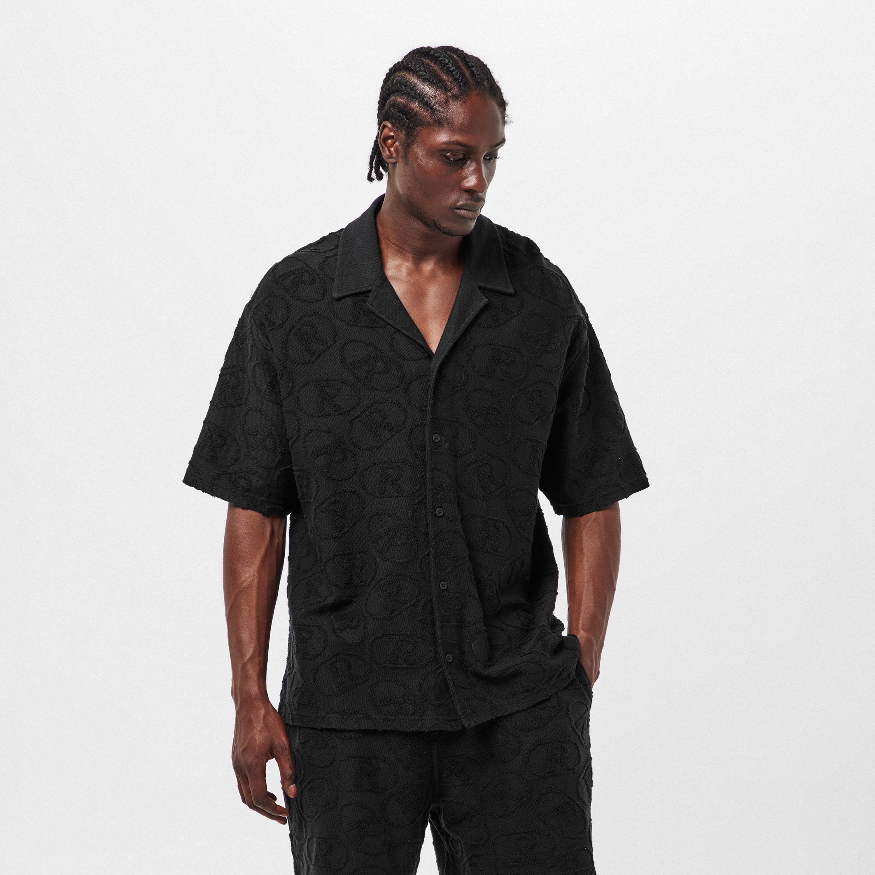 Men's Rep All-over Towel Shirt, Towel Fabric