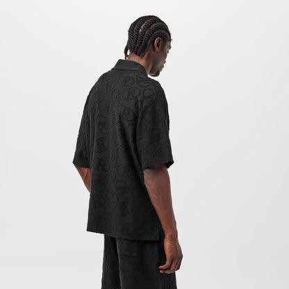 Men's Rep All-over Towel Shirt, Towel Fabric