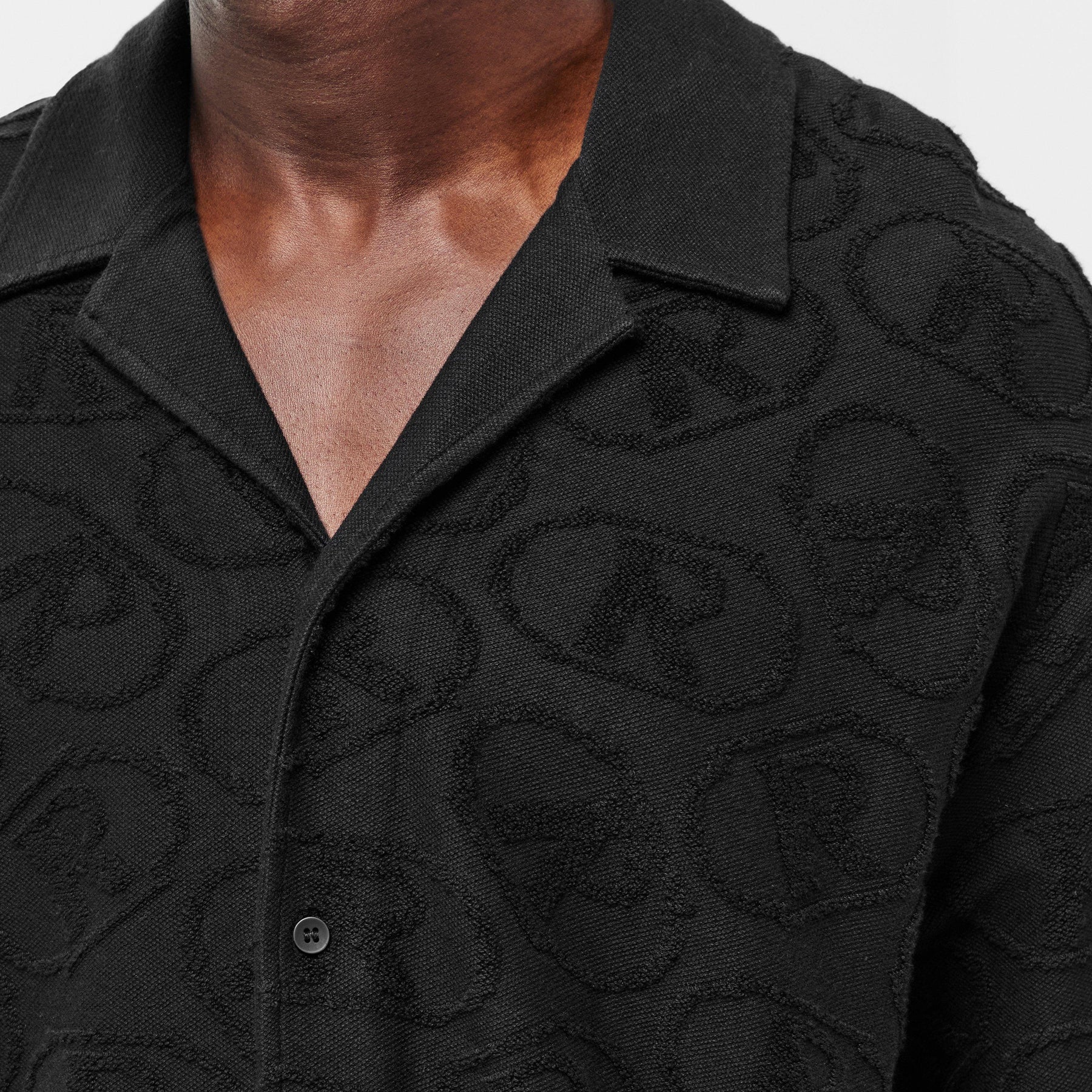 Men's Rep All-over Towel Shirt, Towel Fabric